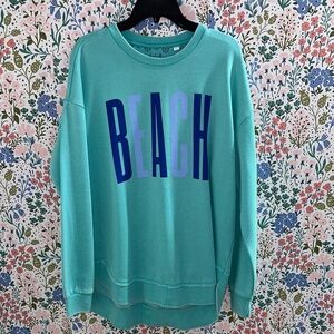 Beach Royce Teal Sweatshirt